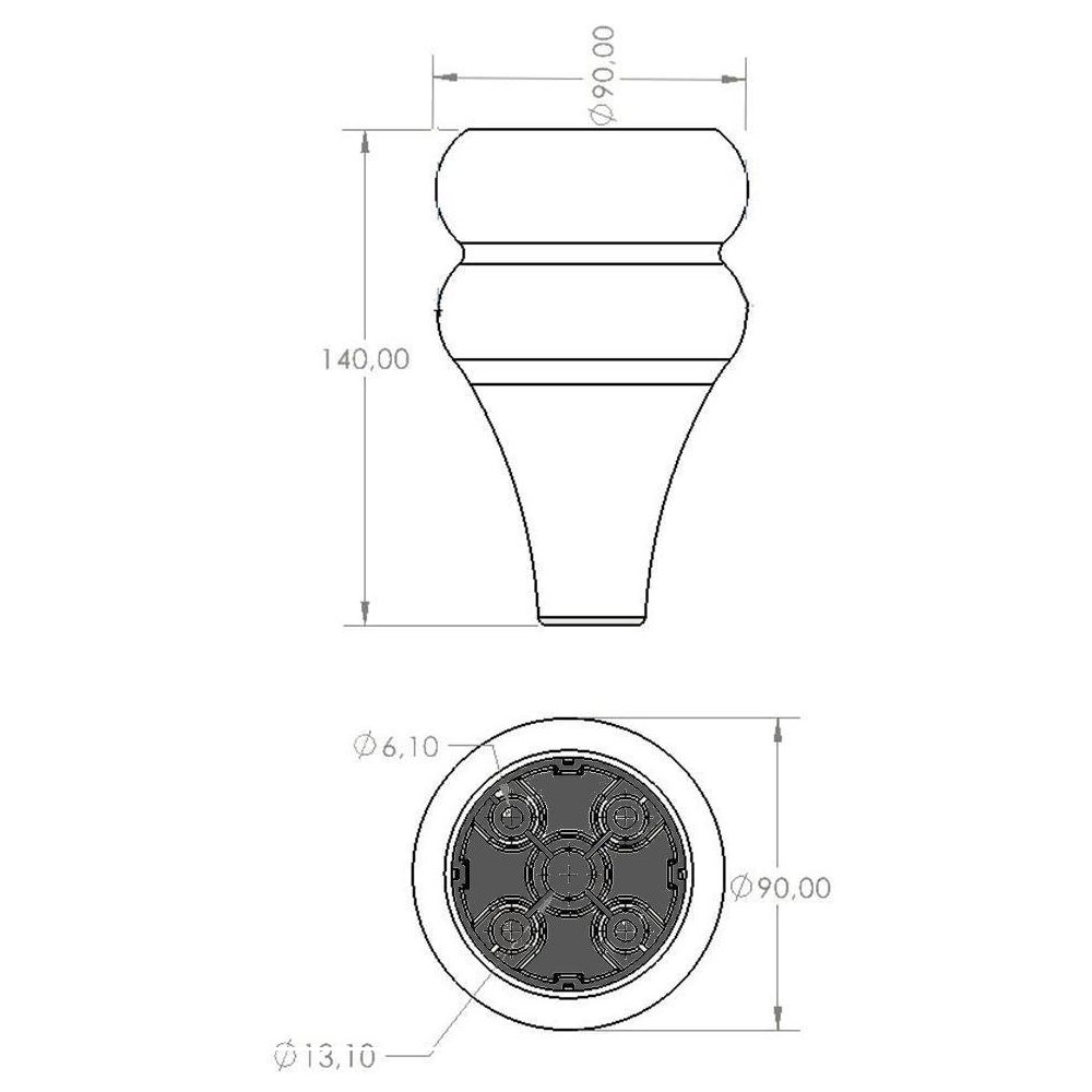 PORTAKAL Ø90X140 MM