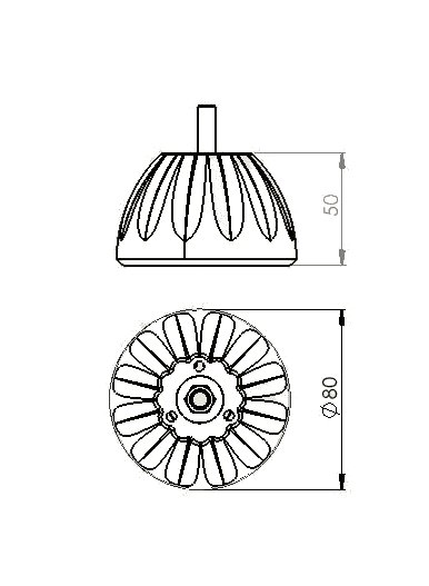 PORTAKAL Ø80X50 MM