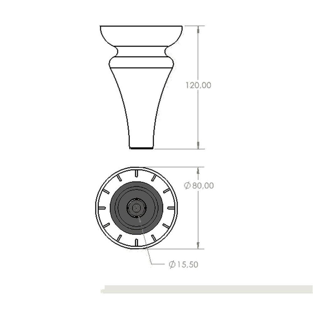 ŞİMŞİR Ø80X120 MM