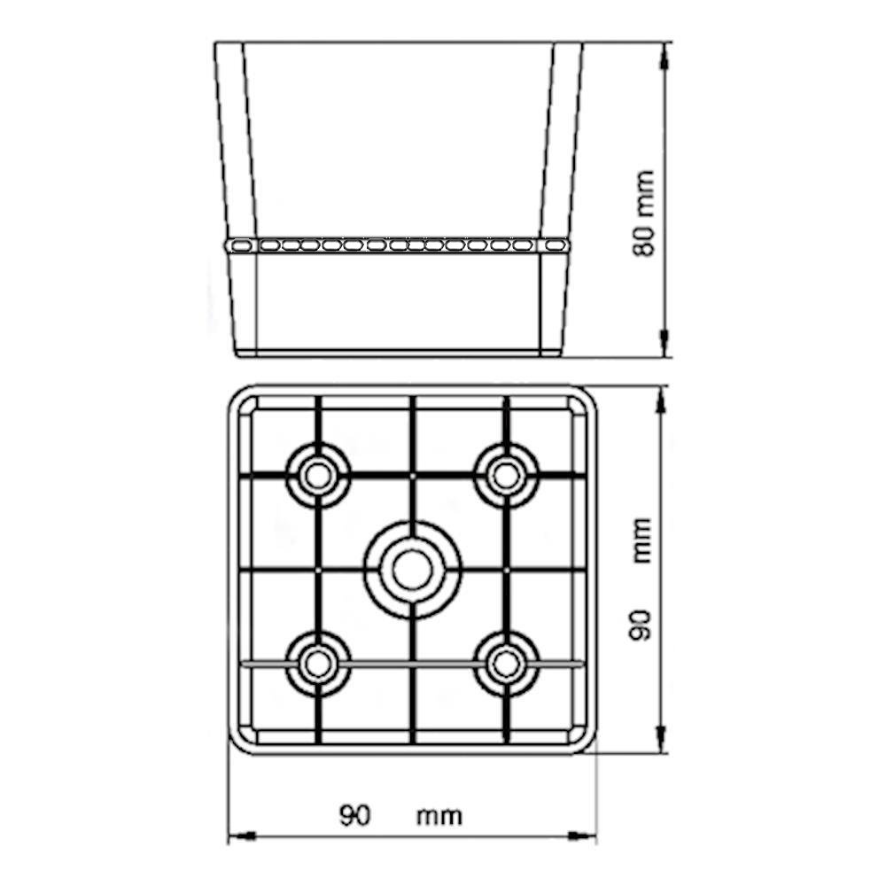 İNCİR 86X86X80 MM TAŞLI
