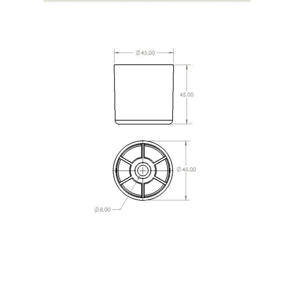 Tik GİZLİ Ø45X45 MM