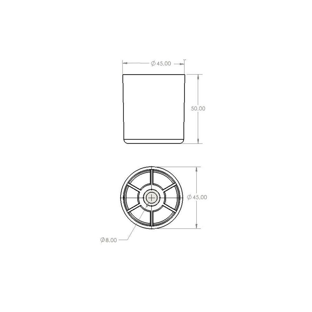 Tik GİZLİ Ø45X50 MM