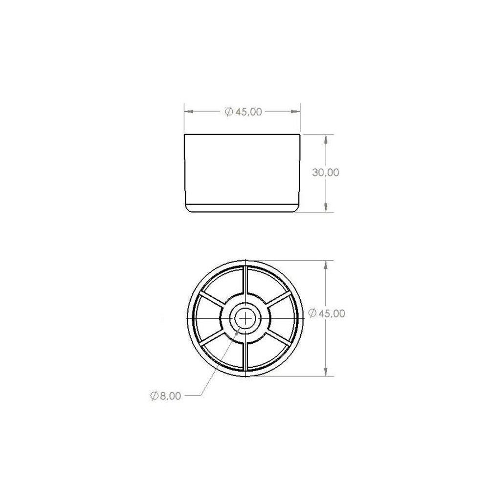 Tik GİZLİ Ø45X30 MM