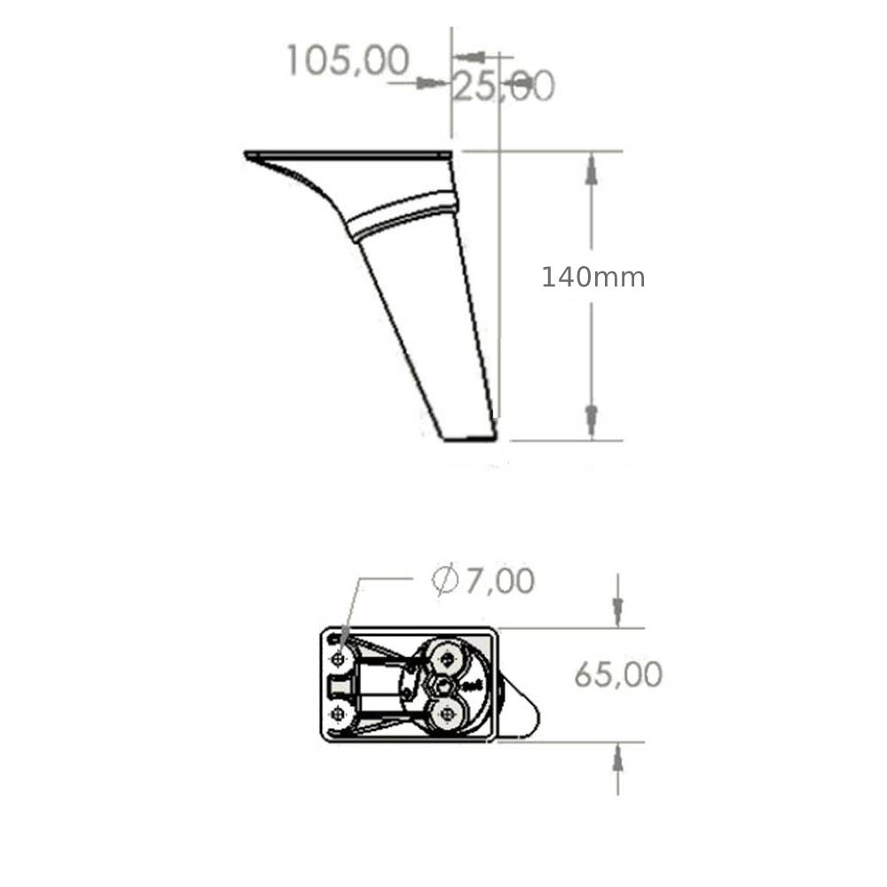 TARÇIN 65X105X140 MM PLATFORMLU
