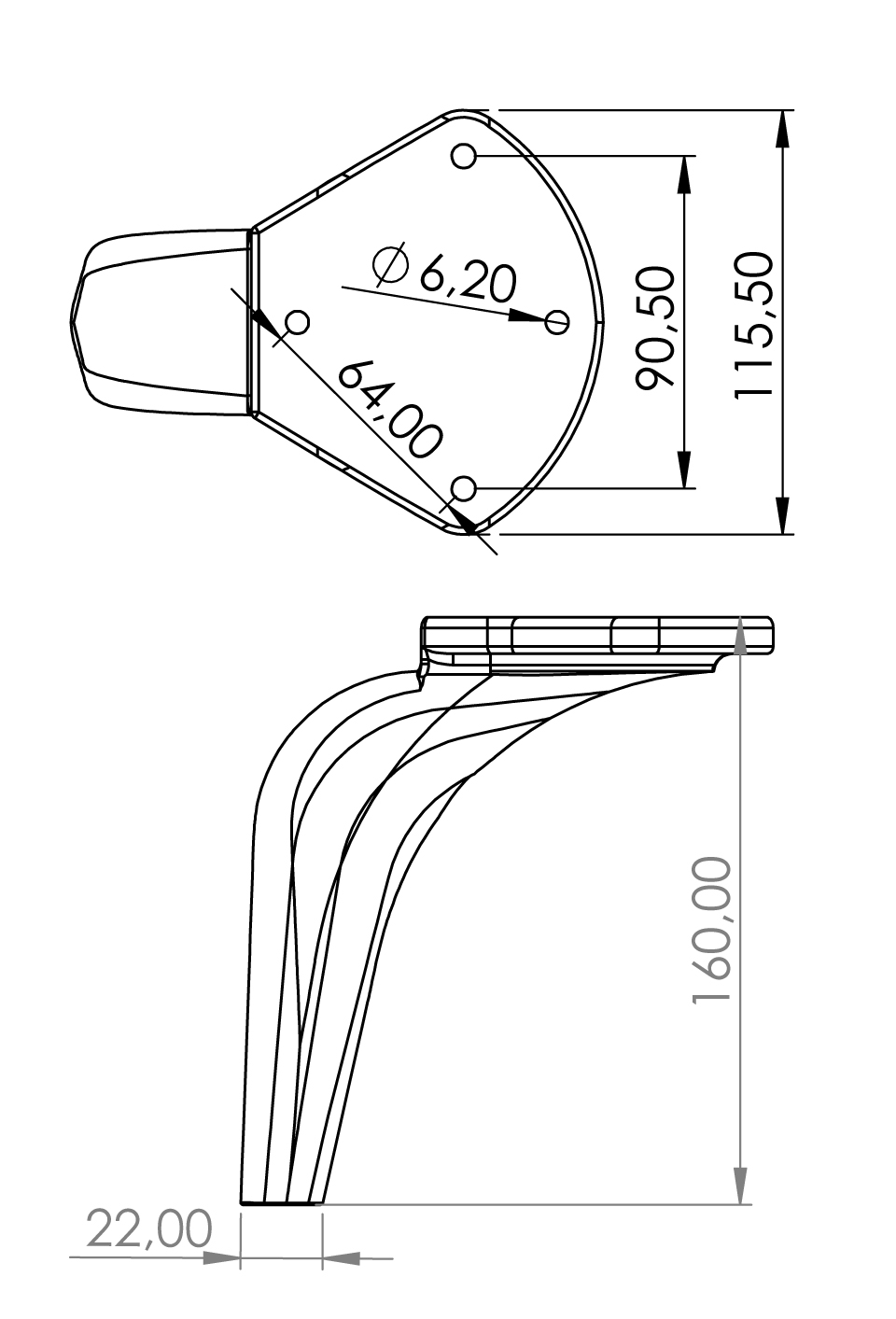 Vişne 160 mm