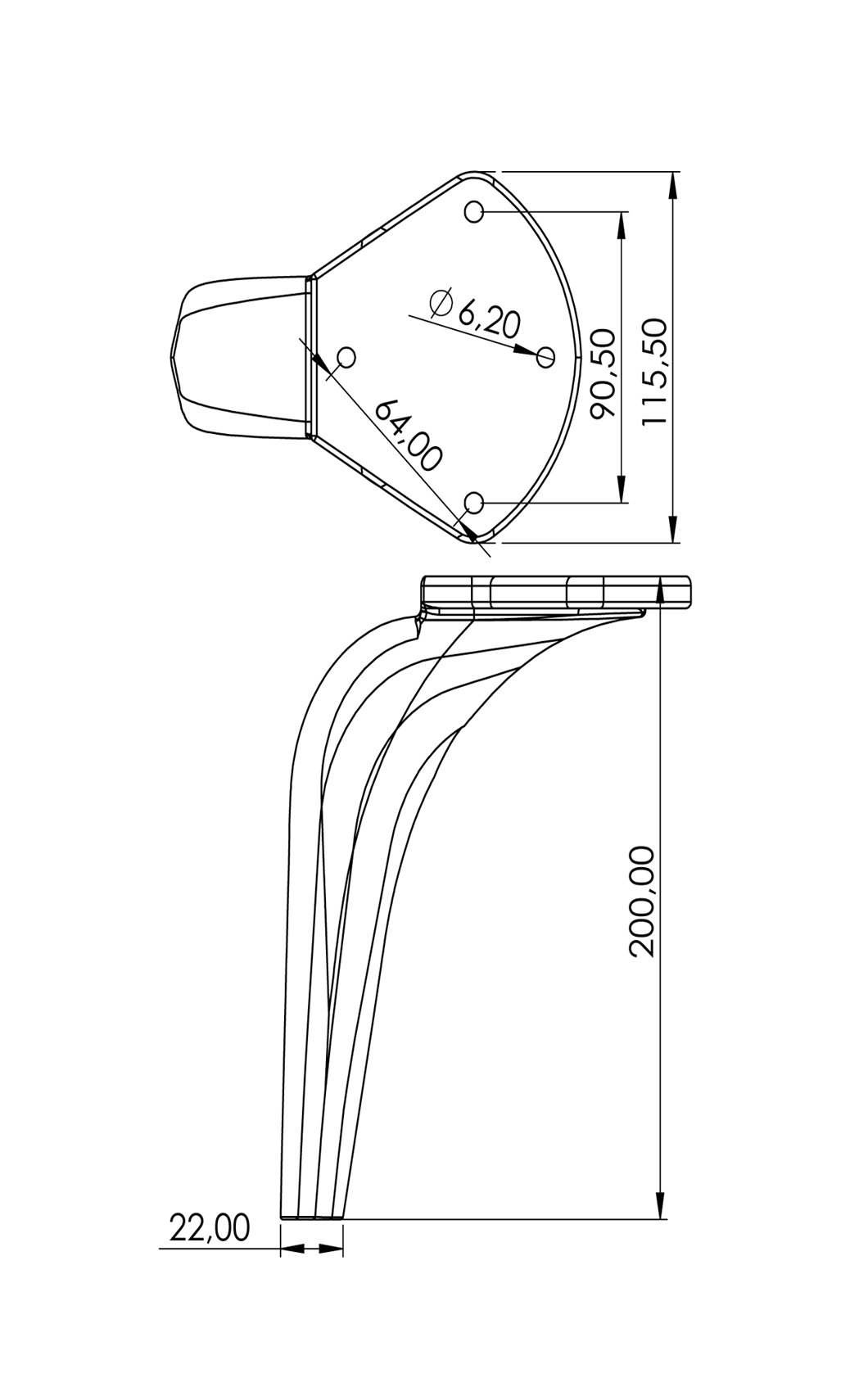 Vişne 200 mm