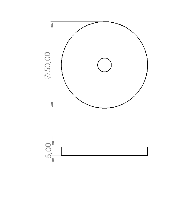 YÜKSELTME APARATI  Ø50X5 MM